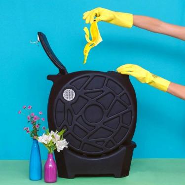 Imagem de Composteira Rotativa 160 Litros: Solução Ecológica, Sem Cheiro e de Alta Eficiência para Resíduos Orgânicos