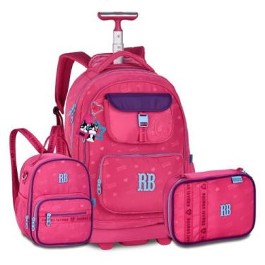 Imagem de Mochila Com Lancheira e Estojo Box Kit Escolar Rebecca Bonbon - Clio S