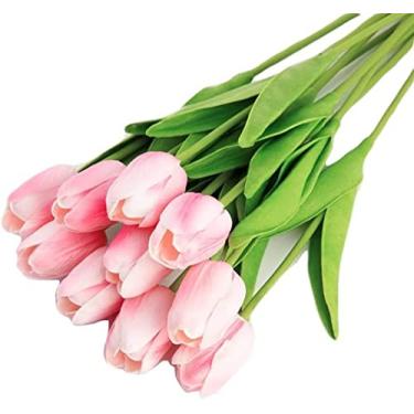 Imagem de LMJYU Arranjo floral falso de 10 peças: centros de mesa elegantes para decoração de casa ou casamento