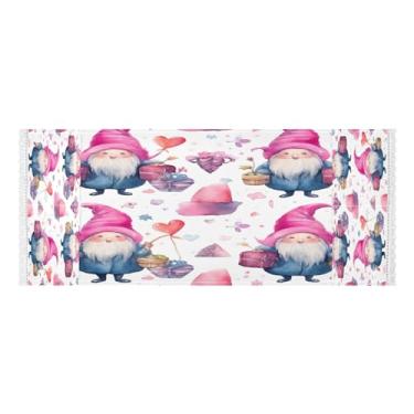 Imagem de Wassud Capas de lavadora e secadora com padrão de gnomo aquarela, protetor de lavadora com sacos de armazenamento, capa de geladeira à prova de poeira com bolsos para lavanderia doméstica, cozinha