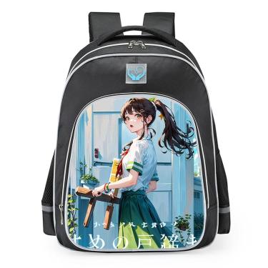 Imagem de Mochila Suzumes No Tojimaris Kids School Oxford 28x16x38cm