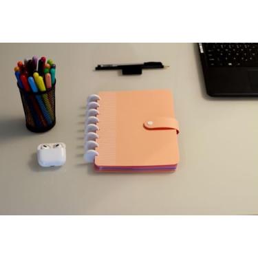 Imagem de Confetti Organizador Com 4 Pastas A5 Cos Salmão