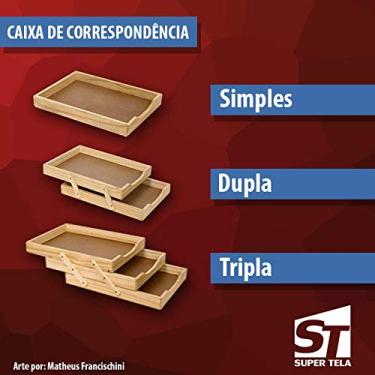 Imagem de Caixa de Correspondência Simples - Madeira de reflorestamento e tratamento anti mofo