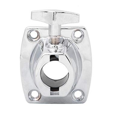 Imagem de LiebeWH Braçadeira de Suporte de Pratos, Peças de Tambor Duráveis ​​de Liga de Zinco, Suporte Seguro para Instrumentos de Percussão para Bateristas (Prata)