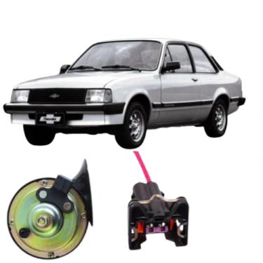 Imagem de BUZINA AUTOMOTIVA CARACOL 12V COM CONECTOR (2 PINOS) - PARA CHEVETTE 1973 > 1993 - TIEGR AUTO