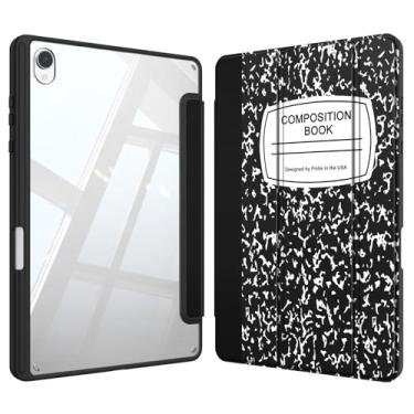 Imagem de Fintie Capa fina híbrida para Samsung Galaxy Tab S11 5G 11 polegadas modelo 2025 (SM-X730/X736B) com suporte para caneta S, capa à prova de choque com capa traseira transparente transparente