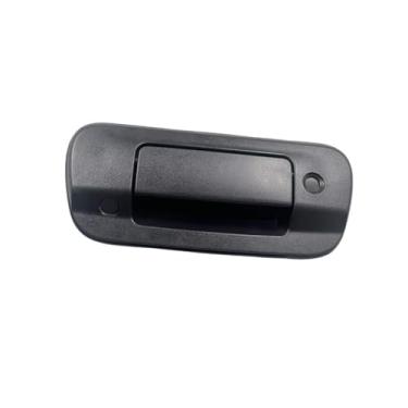 Imagem de Compatível com a maçaneta da porta traseira Chevrolet Colorado S-10 com acabamento preto e cromado (2016-2020).(Black)