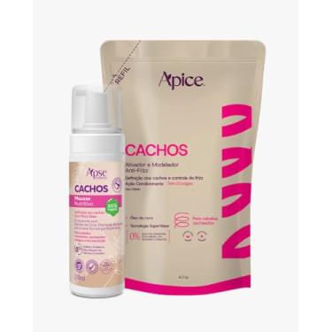Imagem de Kit Mousse 210ml e Refil Ativador 500ml Cachos Apice