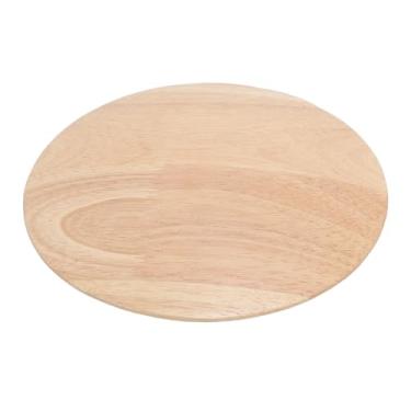 Imagem de FTVOGUE Arandela de Parede de Madeira Com Fio, Luminária de Parede LED Redonda Com Iluminação Branca Quente, Madeira Maciça de Borracha e Ferro Design Minimalista para Sala de Estar, Quarto,