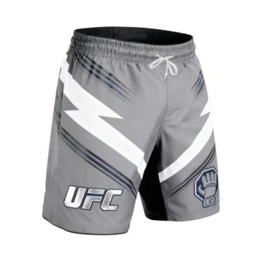 Imagem de Shorts De Treinamento De Combate UFC Impressos Em 3D Para Homens, Resp