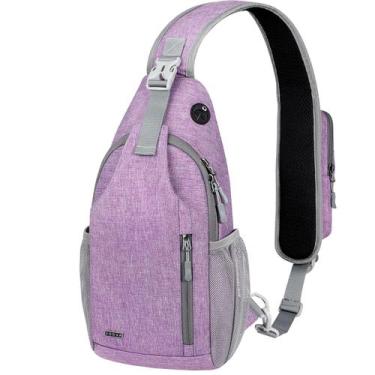 Imagem de Mochila Voova Small Crossbody Sling Bag roxa 38x18x8cm
