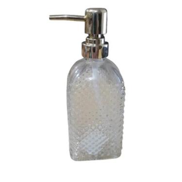 Imagem de Porta Sabonete Líquido Saboneteira Alcool Em Gel Vidro 450Ml - Rio Tij