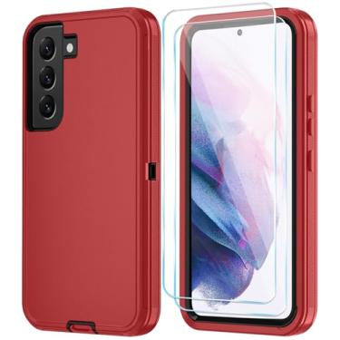 Imagem de ONOLA Capa de celular para Samsung Galaxy S21 Plus com protetor de tela HD, resistente, à prova de choque e à prova de quedas, capa de telefone de 3 camadas para Galaxy S21 Plus de 6,7 polegadas