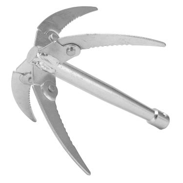 Imagem de Irfora Faca de Ervas Daninhas de água, Removedor de Ervas Daninhas de Ferro Galvanizado Dobrável Com Corda, Ferramenta de Remoção de Grama de água de Pesca Eficiente e Conveniente