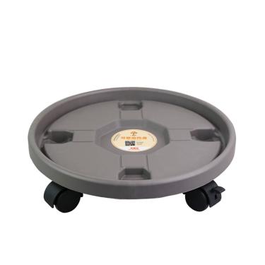 Imagem de GLOGLOW Suporte de Planta Rolante para Vasos Pesados ​​Bandeja Móvel de Plantas, Design de Grade ABS Reforçado para Vasos de Jardim Árvores Em Barris de Uísque Suprimentos de Jardinagem