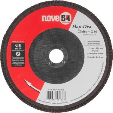 Imagem de Flap-Disc Cônico 7" G60 Costado Fibra - Nove54