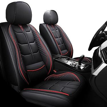 Imagem de URINOVET Capa para assento de carro BMW M6 2006-2018, capa de assento dianteiro traseiro de 5 lugares, capas de assento de couro à prova d'água e resistente ao desgaste (conjunto completo, preto