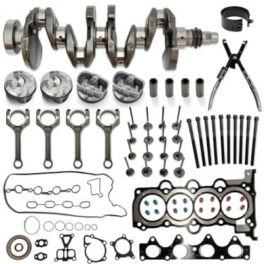 Imagem de Kit de reconstrução de motor G4FD 1.6L com conjunto de virabrequim e bielas para Hyundai Accent Veloster 2012-2017 para Kia Rio Soul, inclui (Piston, válvula), substitui 23110-2B610 23510-2B000