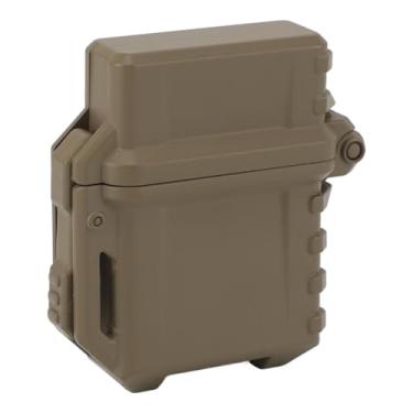 Imagem de GLOGLOW Necessidades Diárias Nylon, Resistente Ao Calor, Organizador Portátil, 2,36 X 2,17 X 0,79 Polegadas, Fecho de Pressão, para Viagens Ao Ar Livre Estojo de Armazenamento Mais Leve, Nan (Cáqui)