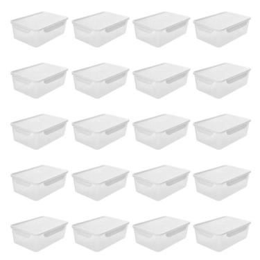 Imagem de Potes Herméticos 2,5l 20un Grande Resistente Tampa C Travas - NEOPLAS,