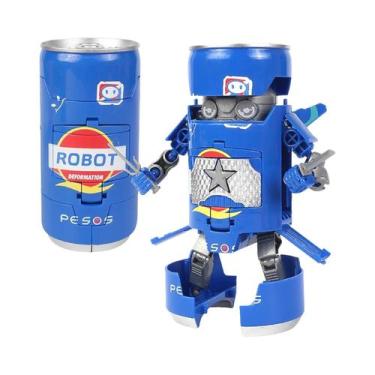 Imagem de O robô da deformação do soda das crianças, pode livremente mudar a for