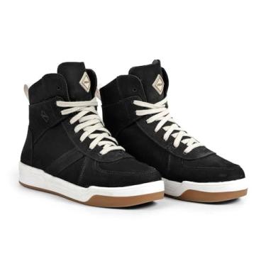 Imagem de Tênis Sneaker de Inverno em Couro, Forrado com Lã - Impermeável - Vancouver Preta (38, BR, Adulto, Numérico, 38)