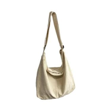 Imagem de Bolsa De Ombro Grande De Lona Para Mulheres 2023, Bolsa Transversal De