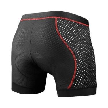 Imagem de Shorts De Ciclismo Masculino Com Almofada De Gel 5D X-TIGER, Roupa De 
