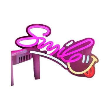 Imagem de Letreiros Neon Brilhantes LED Para Decoração De Parede, Luz Decorativa