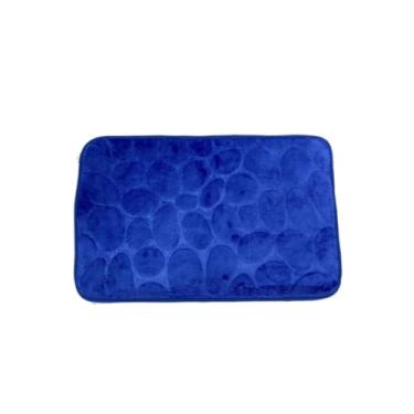Imagem de Kit Tapete Soft Antiderrapante para Banheiro, Sala e Quarto com Diversas Cores 40cm x 60cm(KIT1-azul claro)
