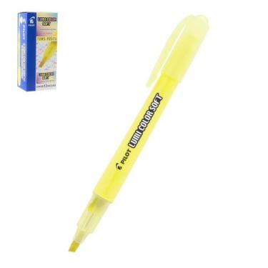 Imagem de Marca Texto Pilot Lumi Color Soft Amarelo Pastel Com 12Un