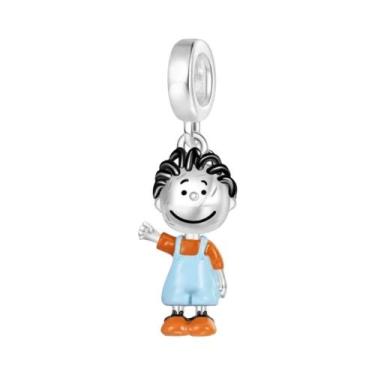 Imagem de Pingente De Pérola Prateada Para Menino E Menina Para Pulseira Europei