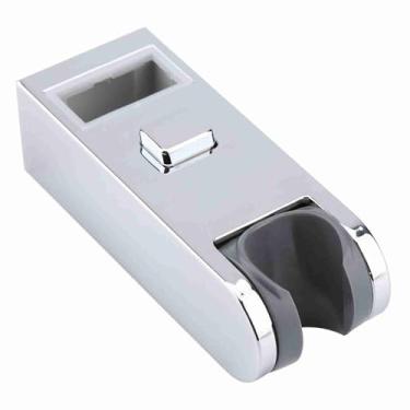 Imagem de Yosoo Suporte de Barra Deslizante de Chuveiro de Altura Ajustável Com Cabeça de Trilho, ABS Cromado para Tubo de 30 * 15 Mm