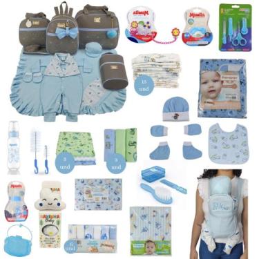 Imagem de Kit Bolsa de Maternidade 5 Peças + Saída maternidade + Enxoval Master 