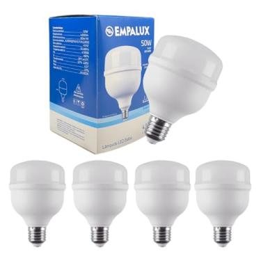 Imagem de Kit 5 Lâmpada Led Super Bulbo E27 50w Luz Branco Frio Bivolt