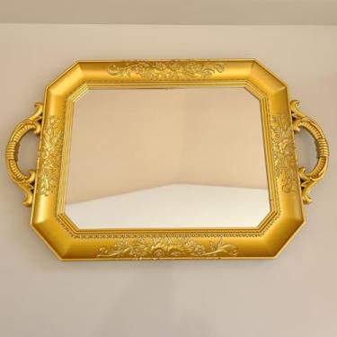 Imagem de Bandeja Acrílica de Luxo Bandeja para o cantinho do café(Bandeja Espelhada)