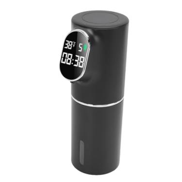 Imagem de Jiawu Distribuidor Automático de Sabão de Espuma Sem Toque USB Recarregável para Cozinha de Banheiro, Bateria de 3000mAh, Design Portátil para Famílias/escritórios (Preto)