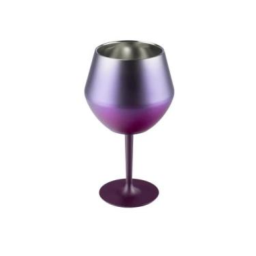 Imagem de Taça Prismática 2 em 1 Térmica Cocktail Glass 410ml Aço Inox - StoreTh