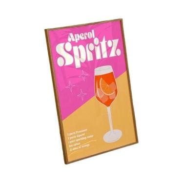 Imagem de Pintura Em Tela De Cartoon De Suco De Fruta Sangria Negroni Aperol Spr