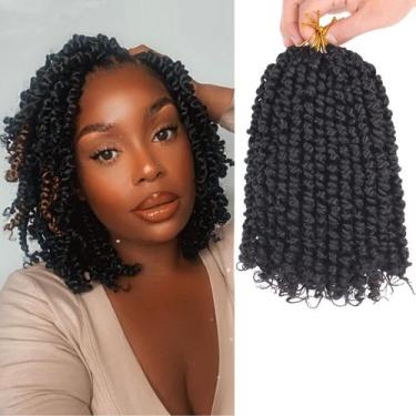 Imagem de Passion Twist Hair Leeven Pre Twisted, 8 pacotes de 20 cm, natural