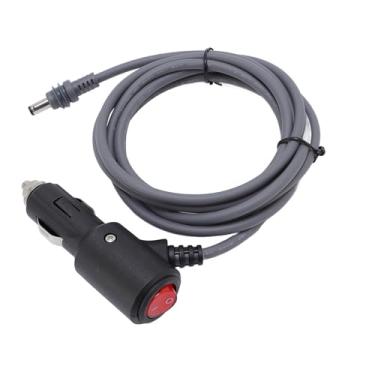 Imagem de Generic Cabo de Alimentação para Carro DC, Cabo de Alimentação DC para Carregador de Carro à Prova de Chuva 18AWG 12-24V Com Interruptor para Prato (#3)