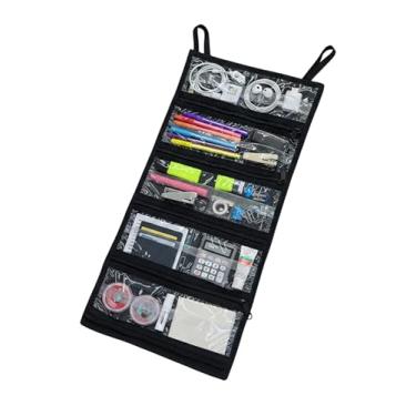 Imagem de Necessaire Organizadora Com Divisórias em ZÍPER Porta Objetos Bolsa dobrável