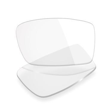 Imagem de Mryok Lentes de reposição UV400 compatíveis com óculos de sol Costa Del Mar Permit 06S9022, HD Polarized, proteção UV, resistente a impactos e ajuste perfeito - HD Clear