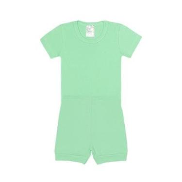 Imagem de Conjunto Camiseta e Short Verde - Izitex-Feminino