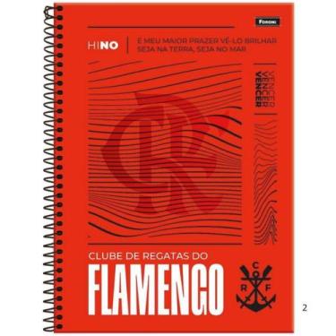 Imagem de Caderno De 20 Materias 320fls Flamengo Capas Sortidas - Foroni
