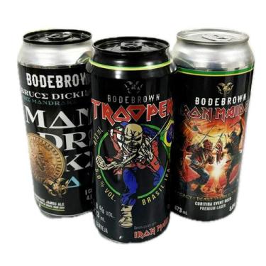 Imagem de Kit Presente 3 Cervejas Fãs Iron Maiden Oficial Original