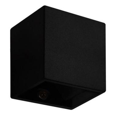 Imagem de Arandela De Led Externa Preta Bivolt Ip42 - Blumenau - Preto