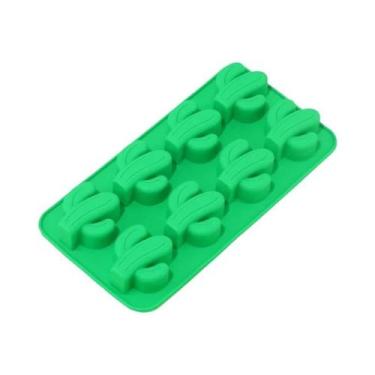 Imagem de Forma De Gelo De Silicone Flexível Com Desenhos De Cacto Havaiano, Aba