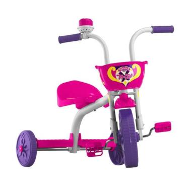 Imagem de Triciclo Infantil Motoca Ultra Bikes Menina Menino Segurança Diversão,