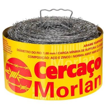 Imagem de Arame Farpado Cercaço Fio 16 350Kgf 500m